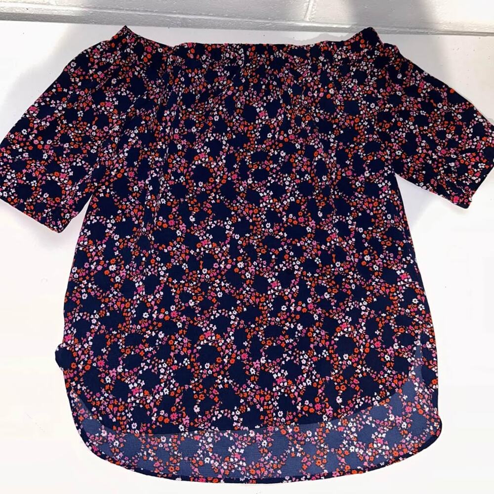 Michael Kors Floral Off The Shoulder Blouse | Women’s Small